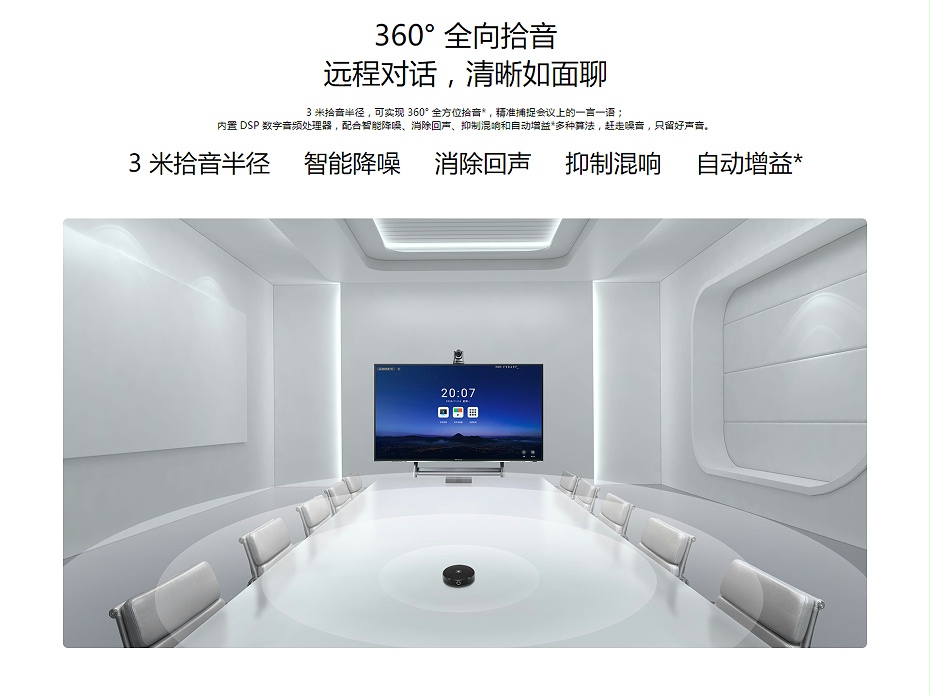 MAXHUB專業冈本视频网站組合360° 全向拾音
